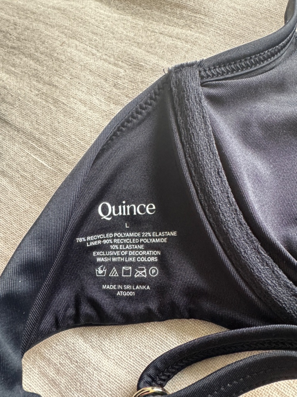 Quince Italian Demi Bikini Top - Picture 6 of 6